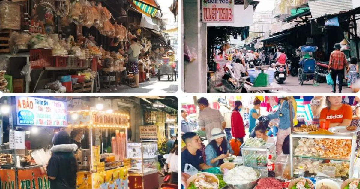 Chợ đêm Bà Hoa - Khu ẩm thực Miền Trung nức tiếng Sài Gòn
