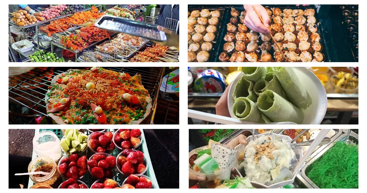 Gian hàng ẩm thực tại chợ Tân Sơn Nhất - Gò Vấp