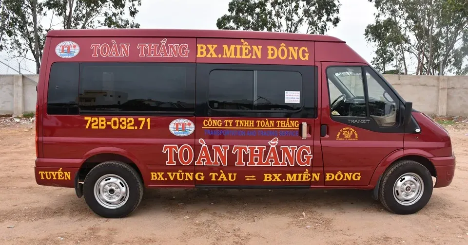 Xe Toàn Thắng đi Vũng Tàu