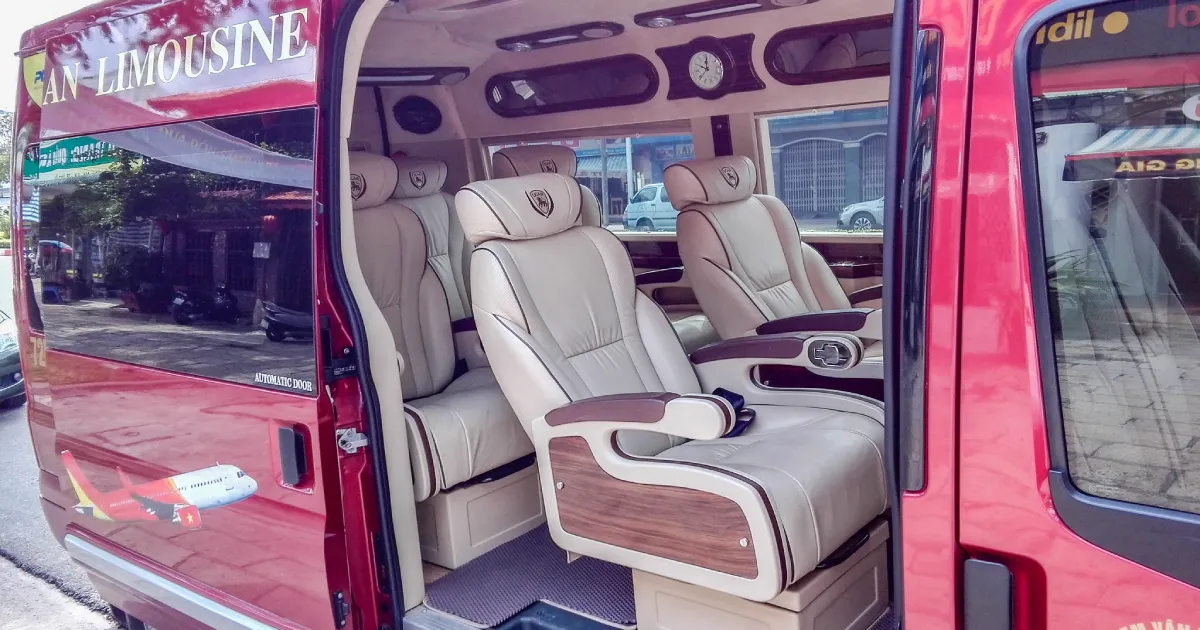 Nội thất xe khách Phát Lộc An Limousine