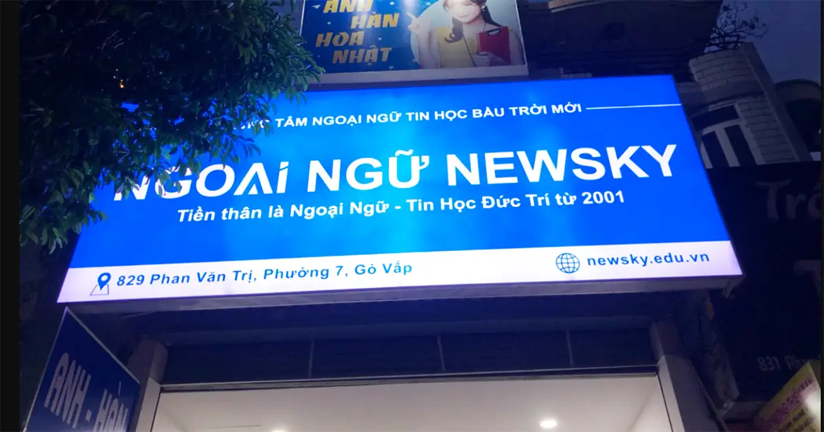 Trung tâm ngoại ngữ NEWSKY ở Gò Vấp