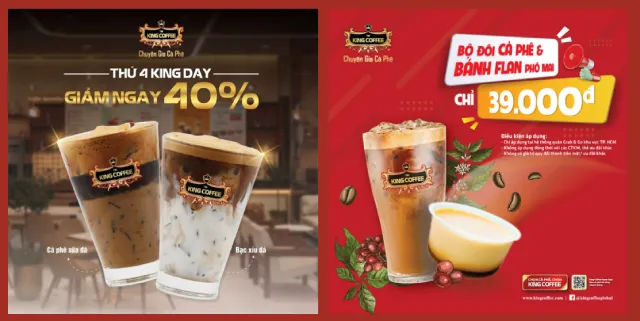 Chương trình khuyến mãi King Coffee TP. HCM mới nhất