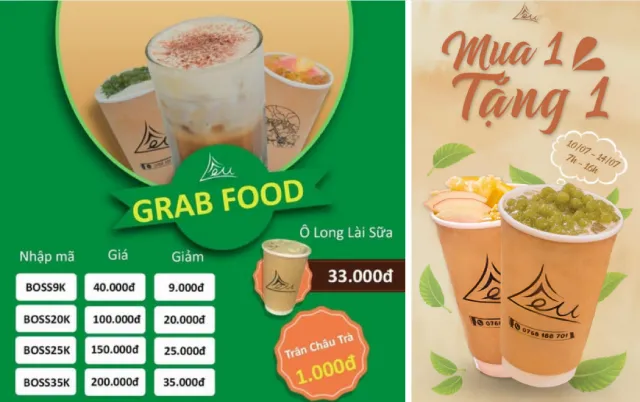 Chương trình khuyến mãi Lều - Coffee & Tea tại TP.HCM