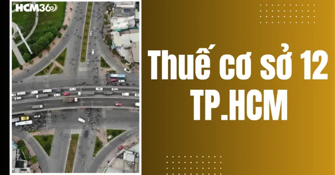 Địa chỉ, Số điện thoại Thuế cơ sở 12 TP.HCM năm 2026