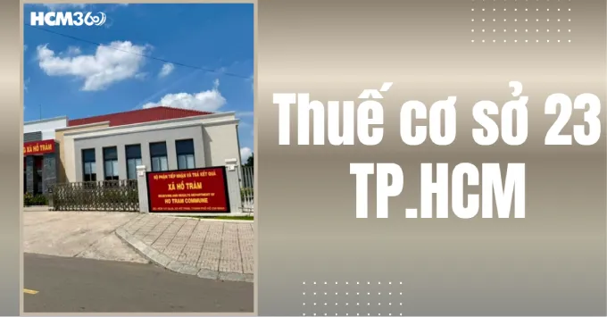 Địa chỉ, Số điện thoại Thuế cơ sở 23 TP.HCM năm 2026