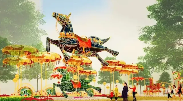 đại cảnh “Nhất mã thong dong”