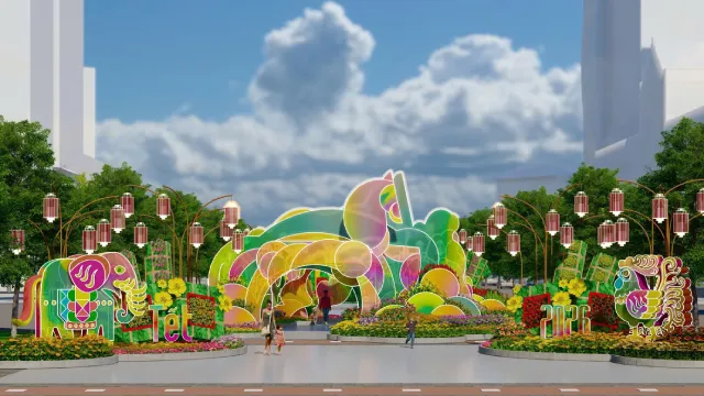 Đường hoa Nguyễn Huệ 2026