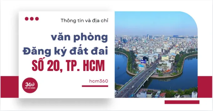 Chi nhánh văn phòng đăng ký đất đai số 20, TP. HCM