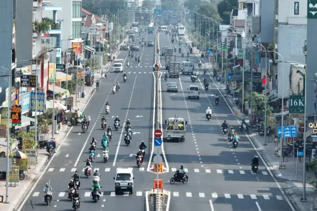 Tuyến đường chính tại Phường Phú Thọ Hòa, TP.HCM