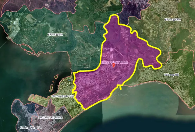 Ranh giới phương Phước Thắng, TP. HCM