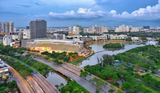 Tuyến đường chính tại phường Tân Mỹ, TP. HCM