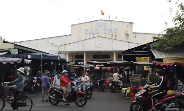 Chợ Tân Trụ tại phường Tân Sơn, TP.HCM