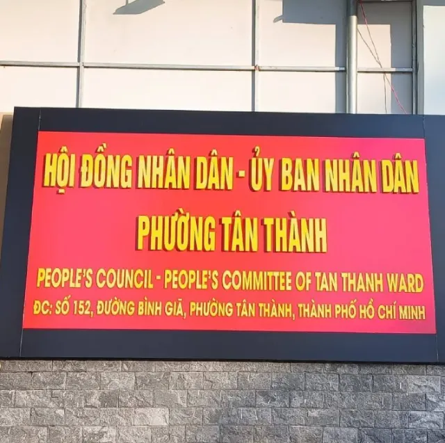 UBND Phường Tân Thành, TP.HCM