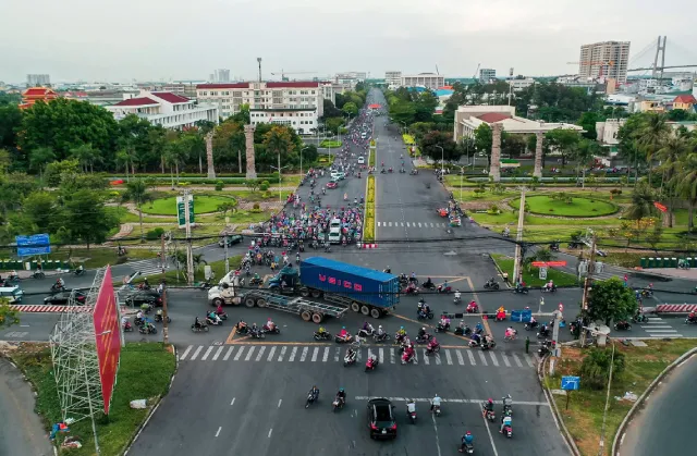 Tuyến đường chính tại phường Tân Thuận, TP.HCM