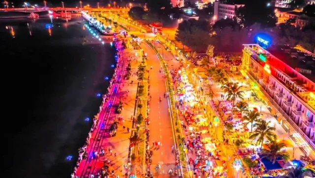 Phố đi bộ và chợ đêm Bạch Đằng tại Phường Thủ Dầu Một