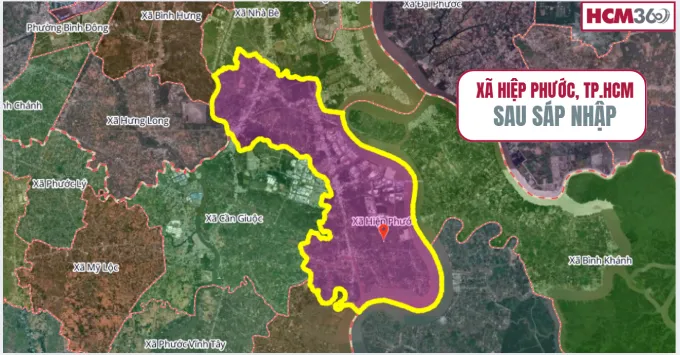 Xã Hiệp Phước, TP.HCM sau sáp nhập có gì thay đổi