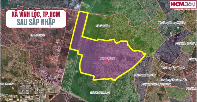 Xã Vĩnh Lộc, TP.HCM sau sáp nhập có gì thay đổi?