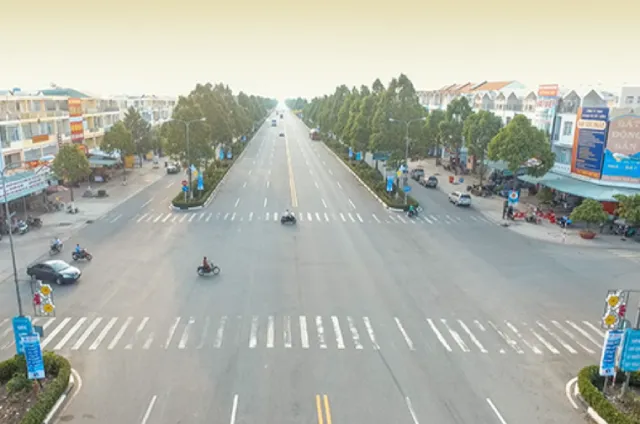 Giao thông và dịch vụ xe cộ tại xã Bàu Bàng