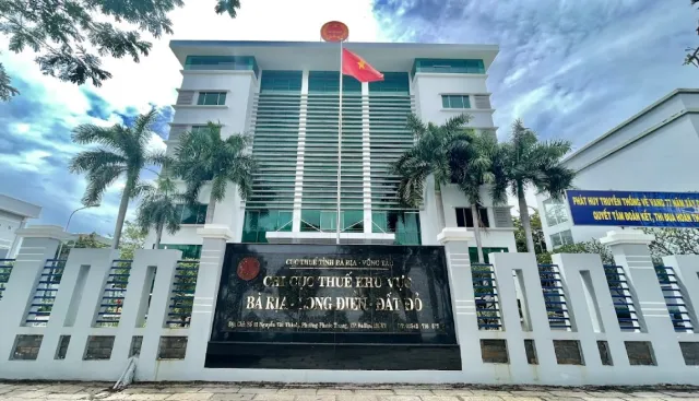 cơ quan thuế quản lý xã Đất Đỏ