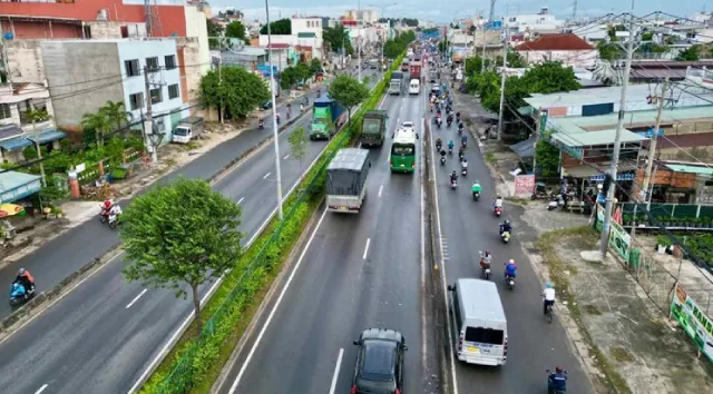 Tuyến đường chính tại xã Phú Hòa Đông, TP.HCM