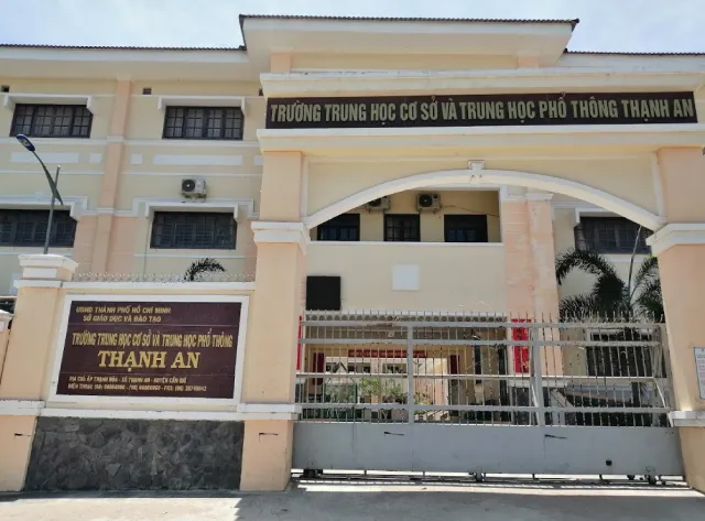 Trường học tại xã Thạnh An, TP.HCM