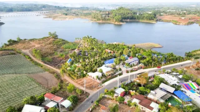 Một góc xã Xuân Sơn, TP.HCM từ trên cao